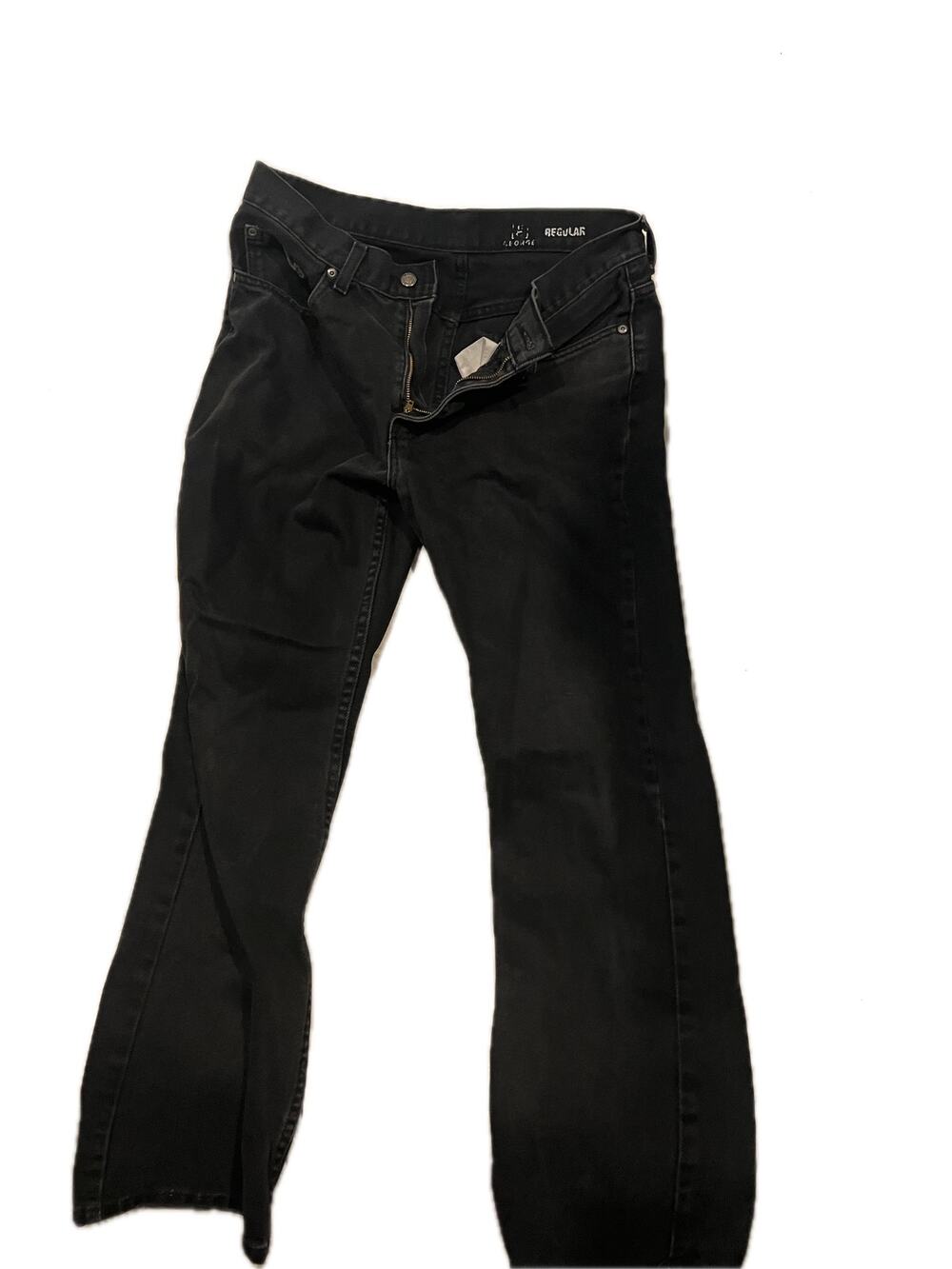 George Regular Fit Black Jeans 32x32